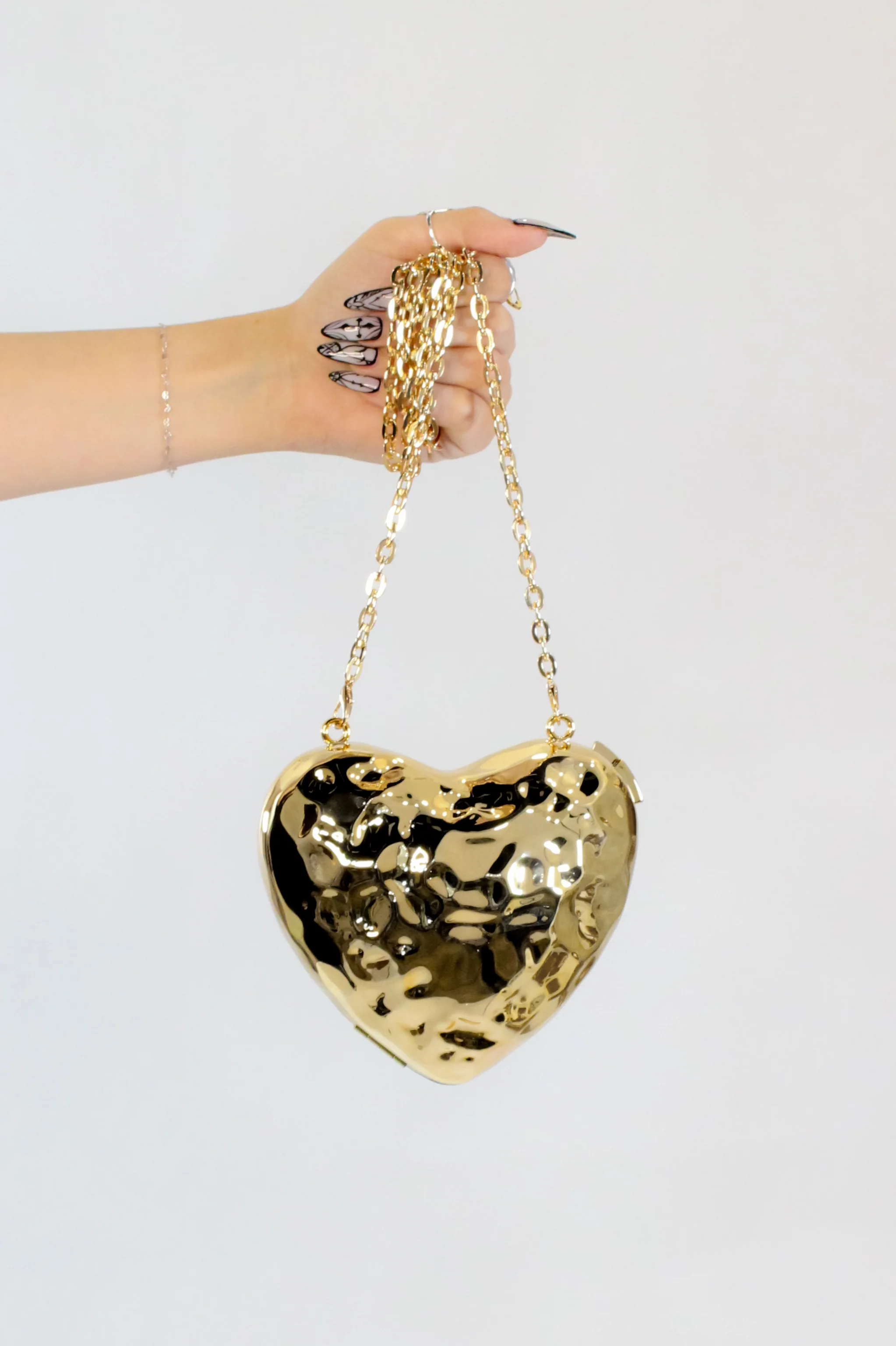 Be Mine Purse - Silver - Gold - Image 3