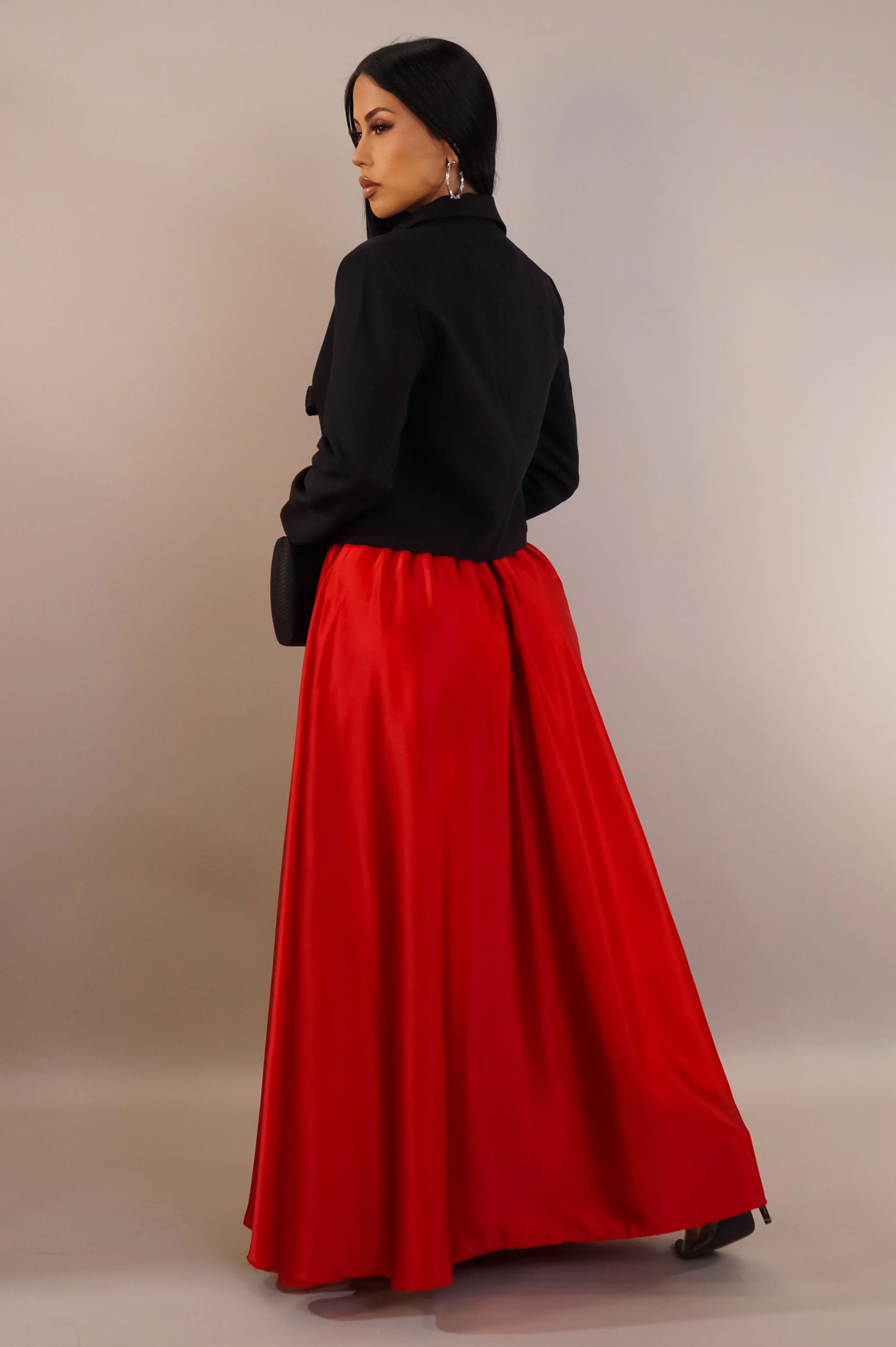 Bossa Concept Maxi Skirt - Red - Image 2
