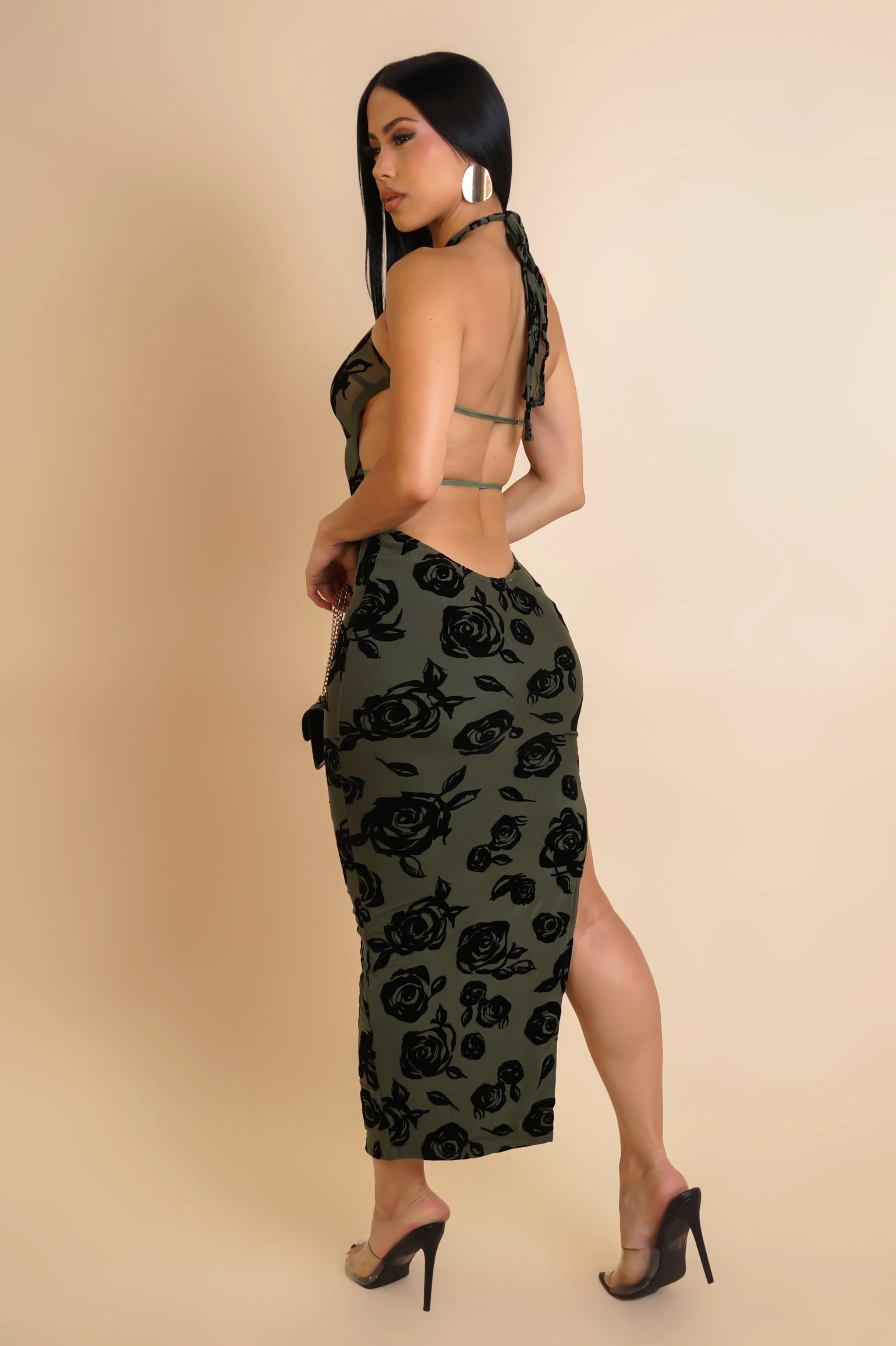 Closer To You Midi Dress - Green - Image 2