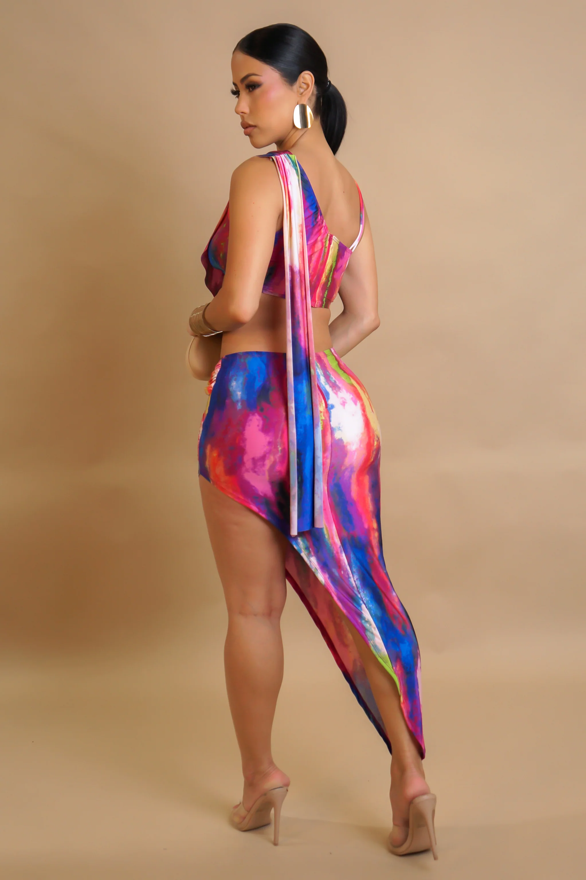 Drinks Under The Sun Midi Dress - Fuchsia - Image 4