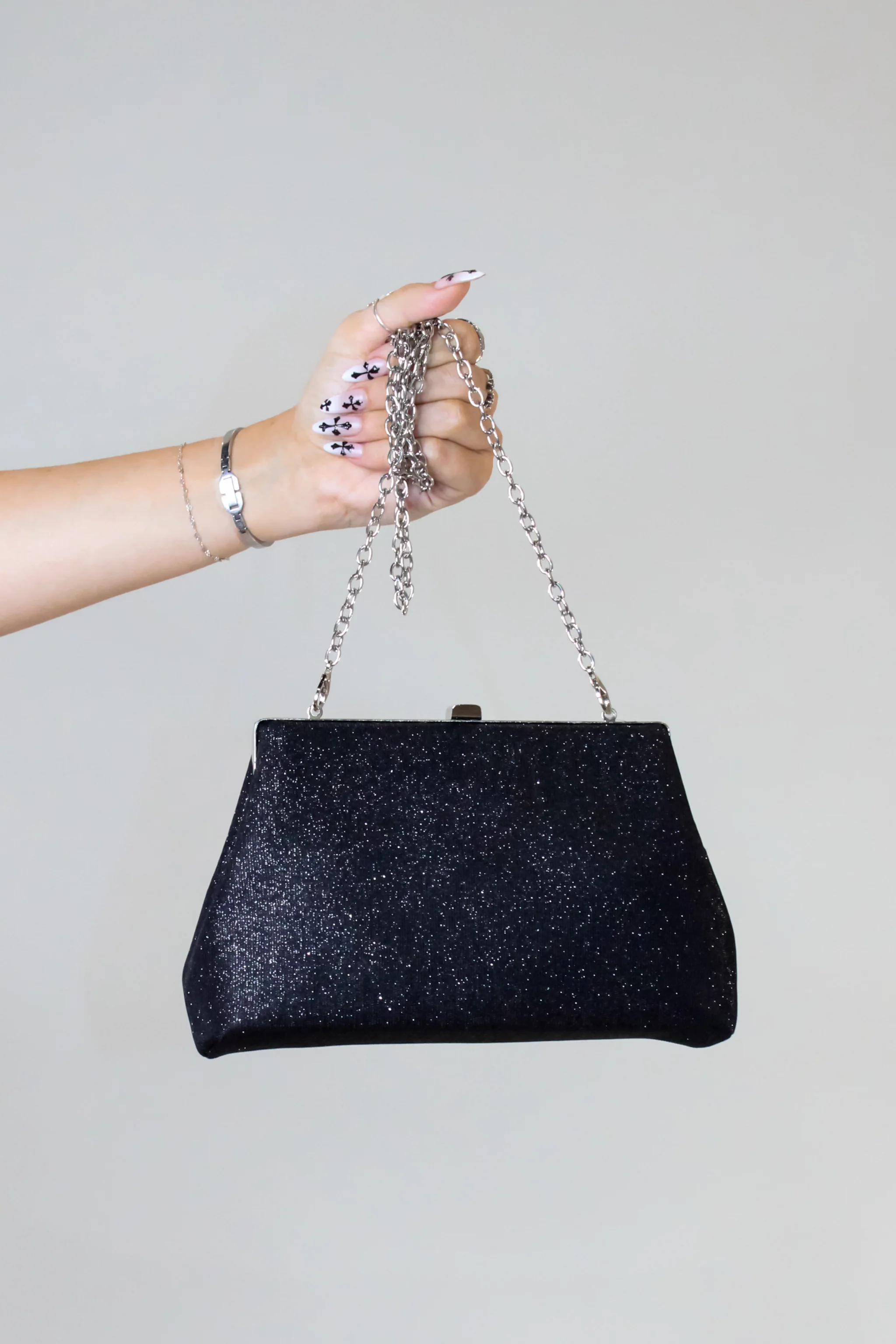 Gala Nights Purse - Black - Champagne - Image 2