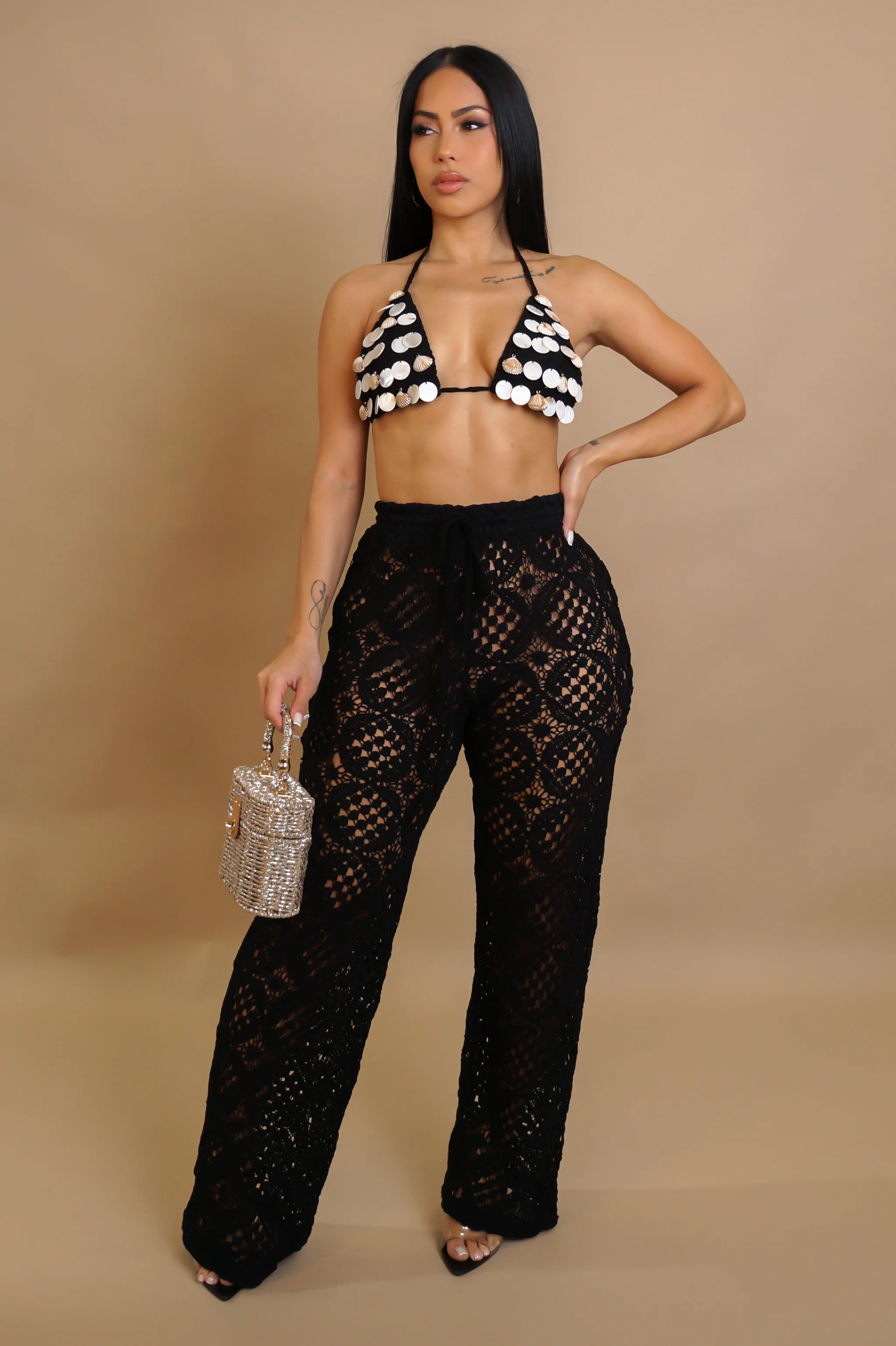 Get Going Pant Set - Black - Image 3
