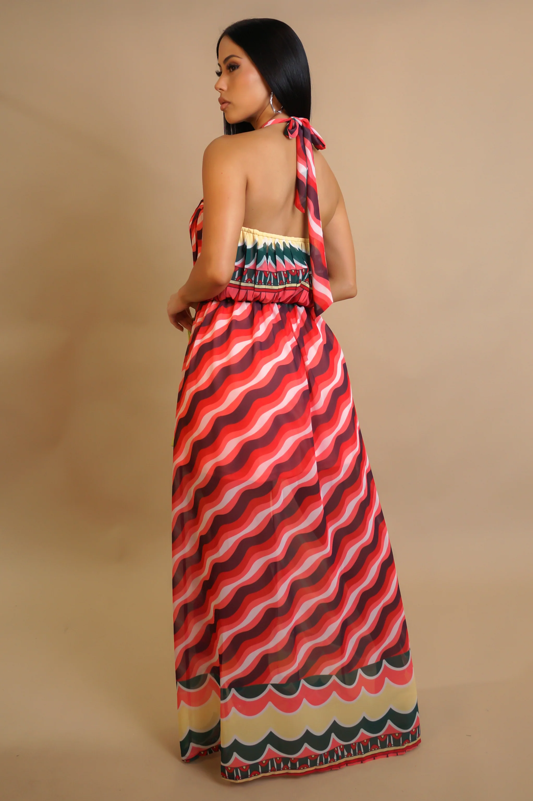 Hideaway Maxi Dress - Red - Image 2