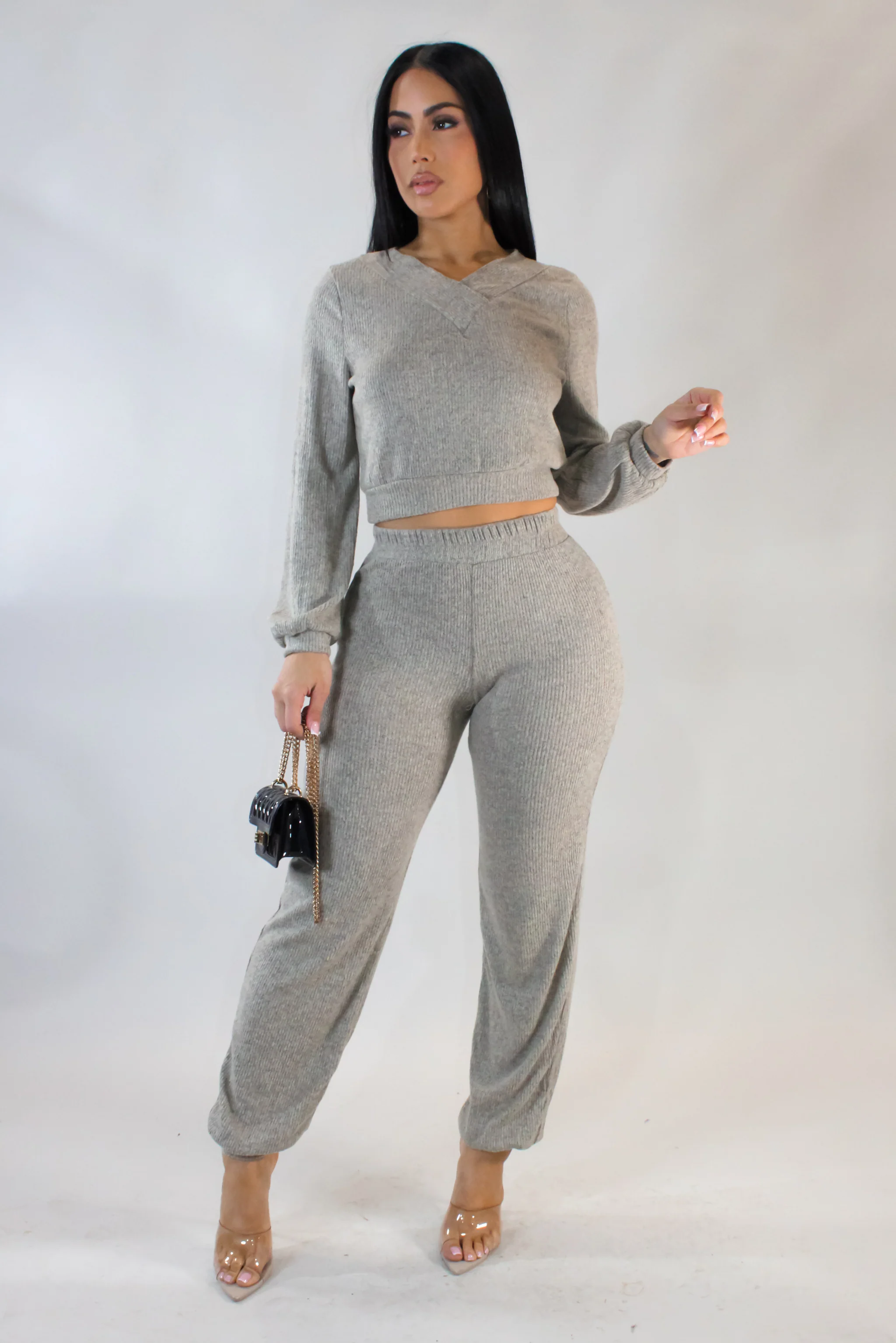 In Motion Pant Set - Cream