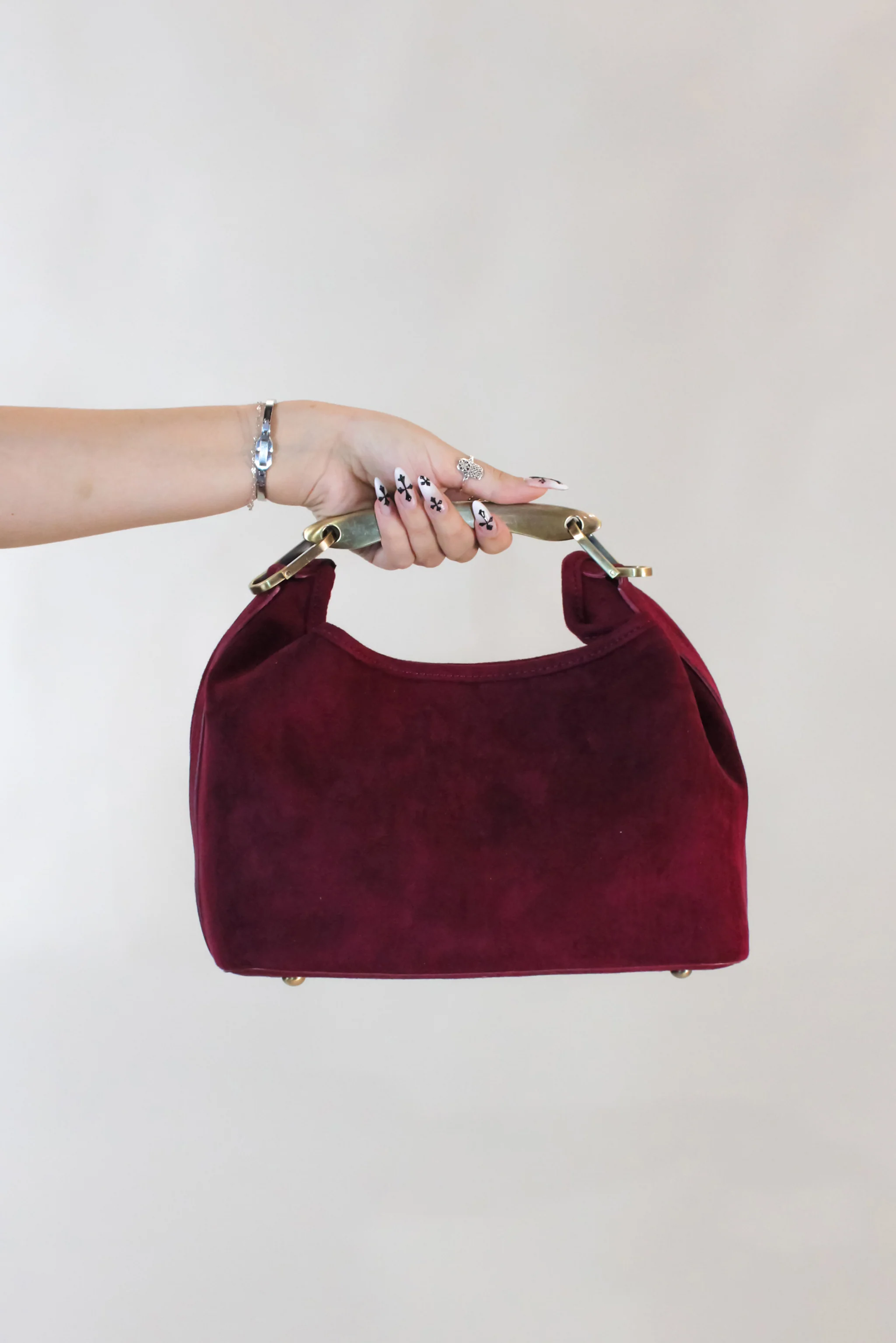 Just Right Purse - Black - Burgundy - Sage - Image 3