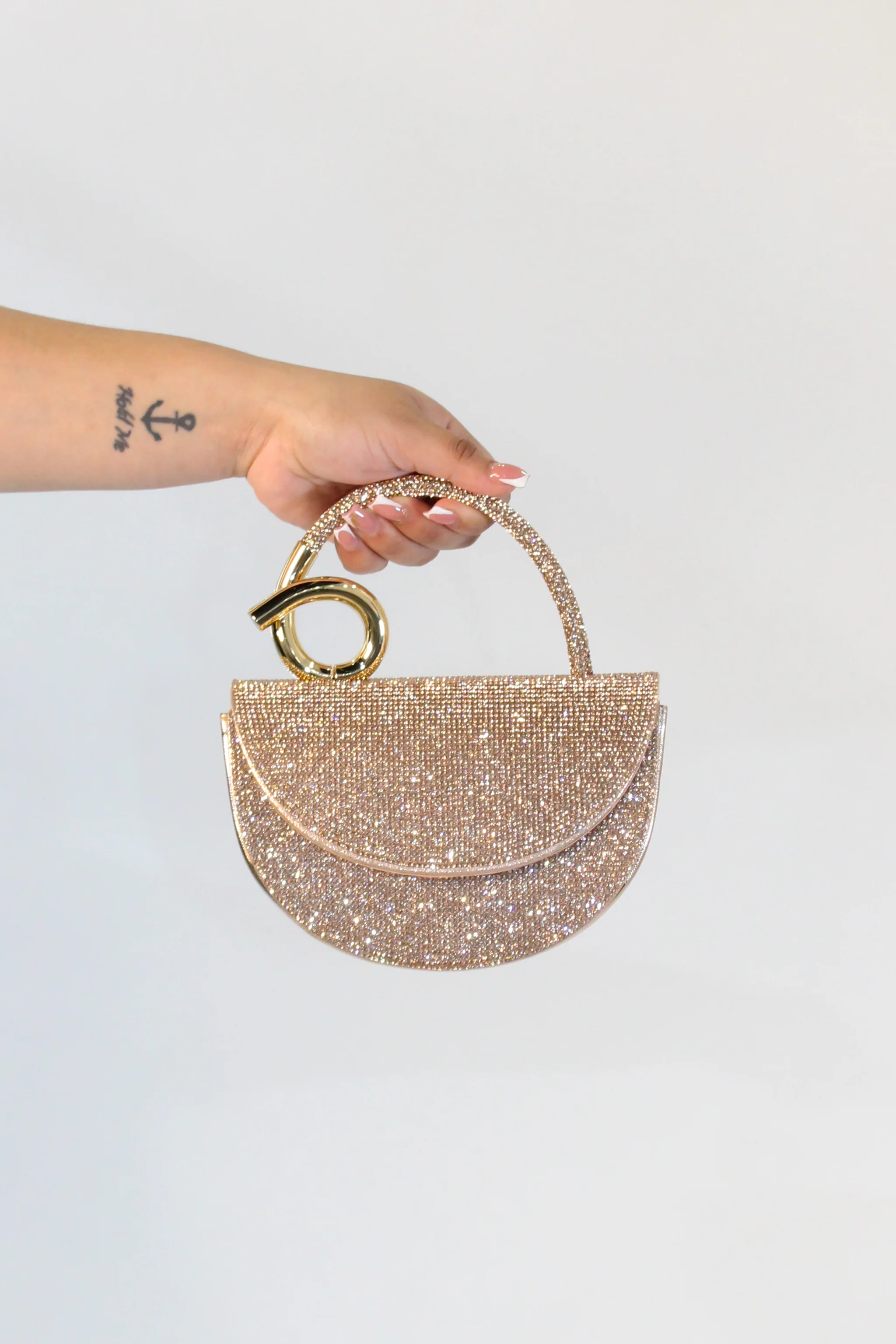 Liza Purse - Champagne-Silver-Black - Image 3