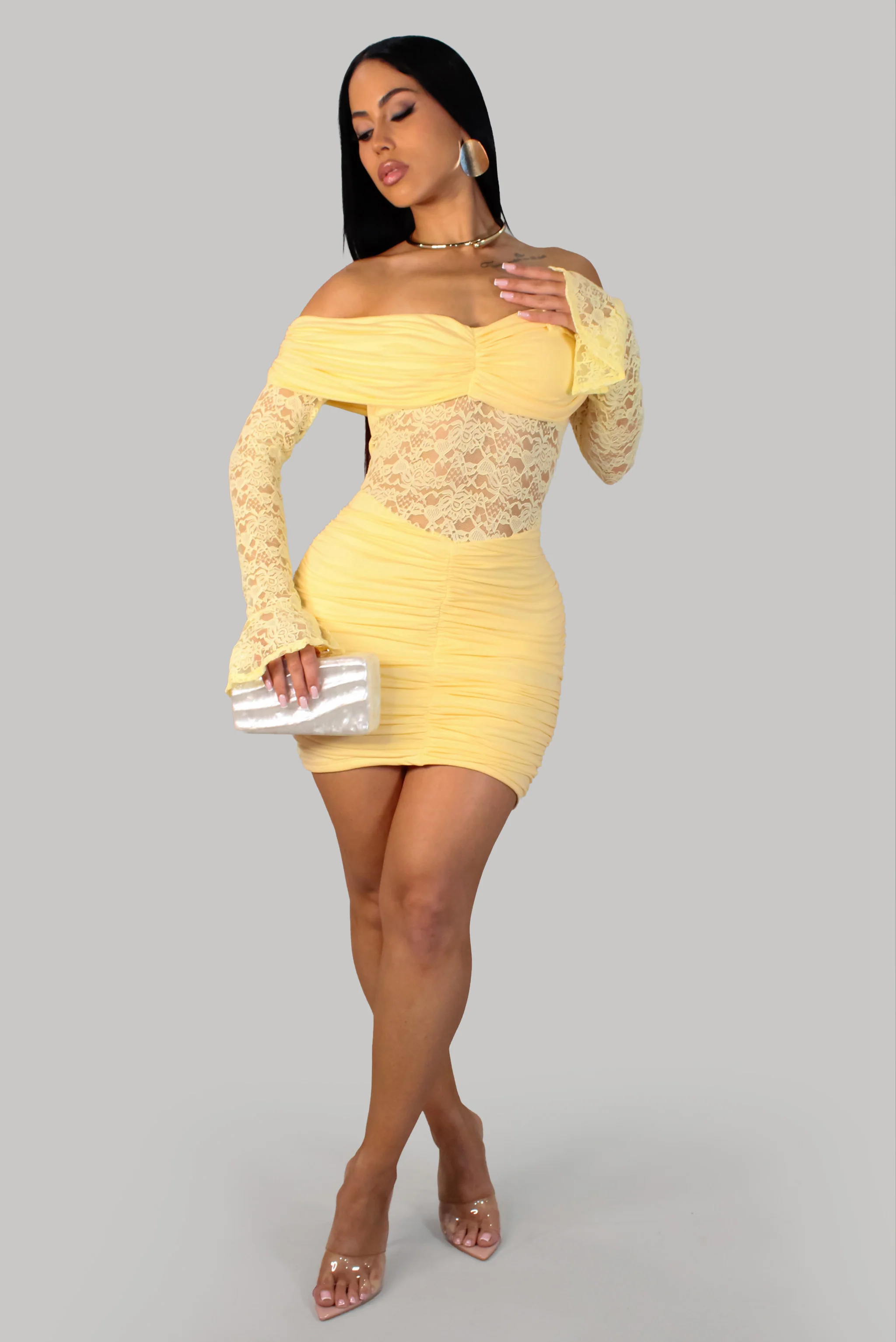 Meadow Haven Dress- Yellow