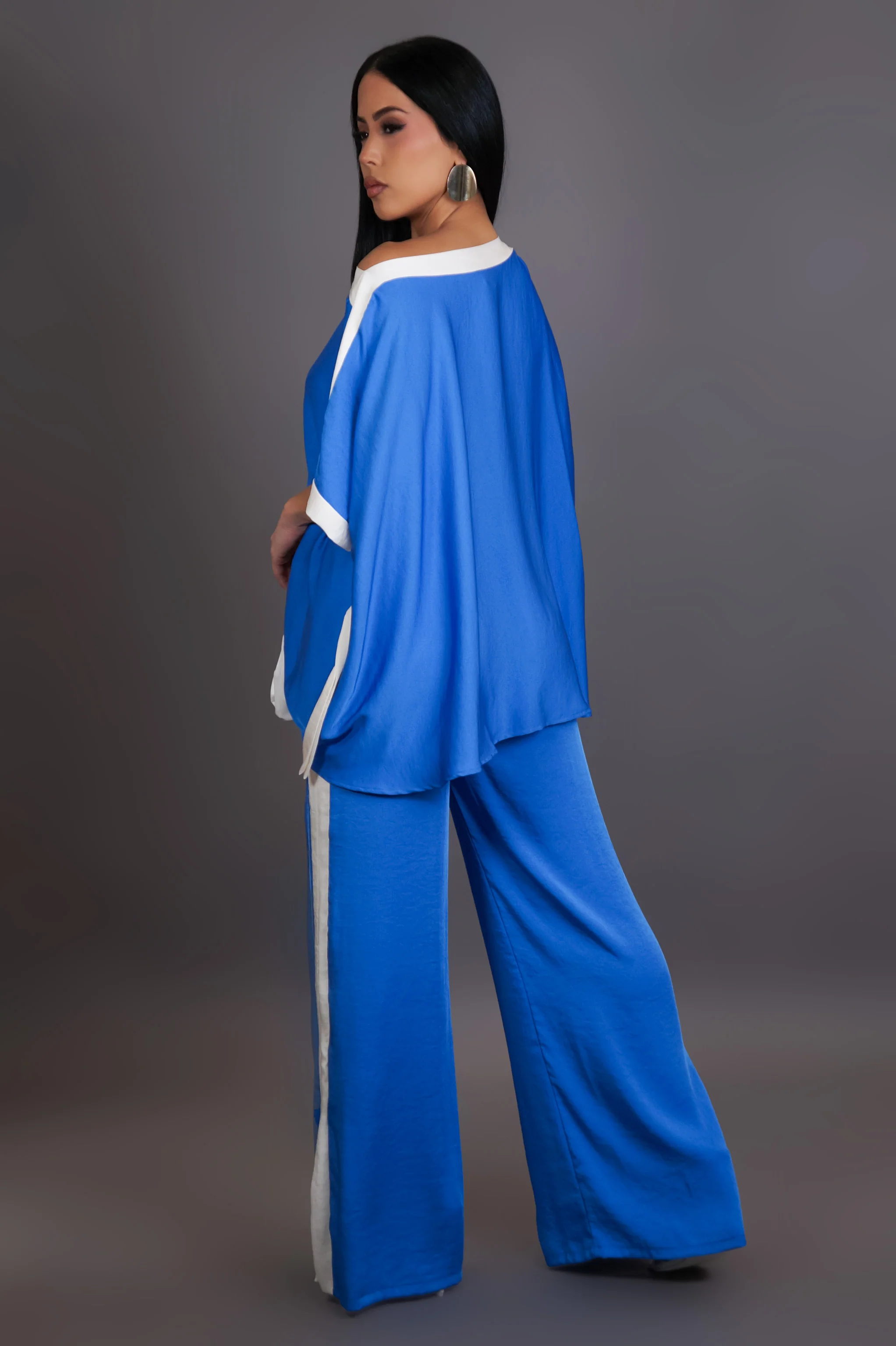 One Step At A Time Pant Set - Blue - Image 4