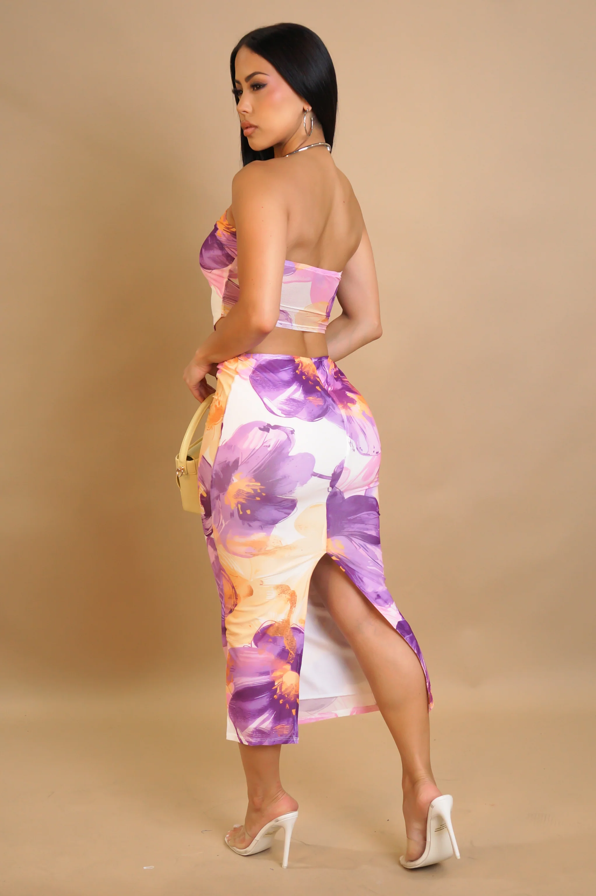 She's A Vision Skirt Set - Purple - Image 2
