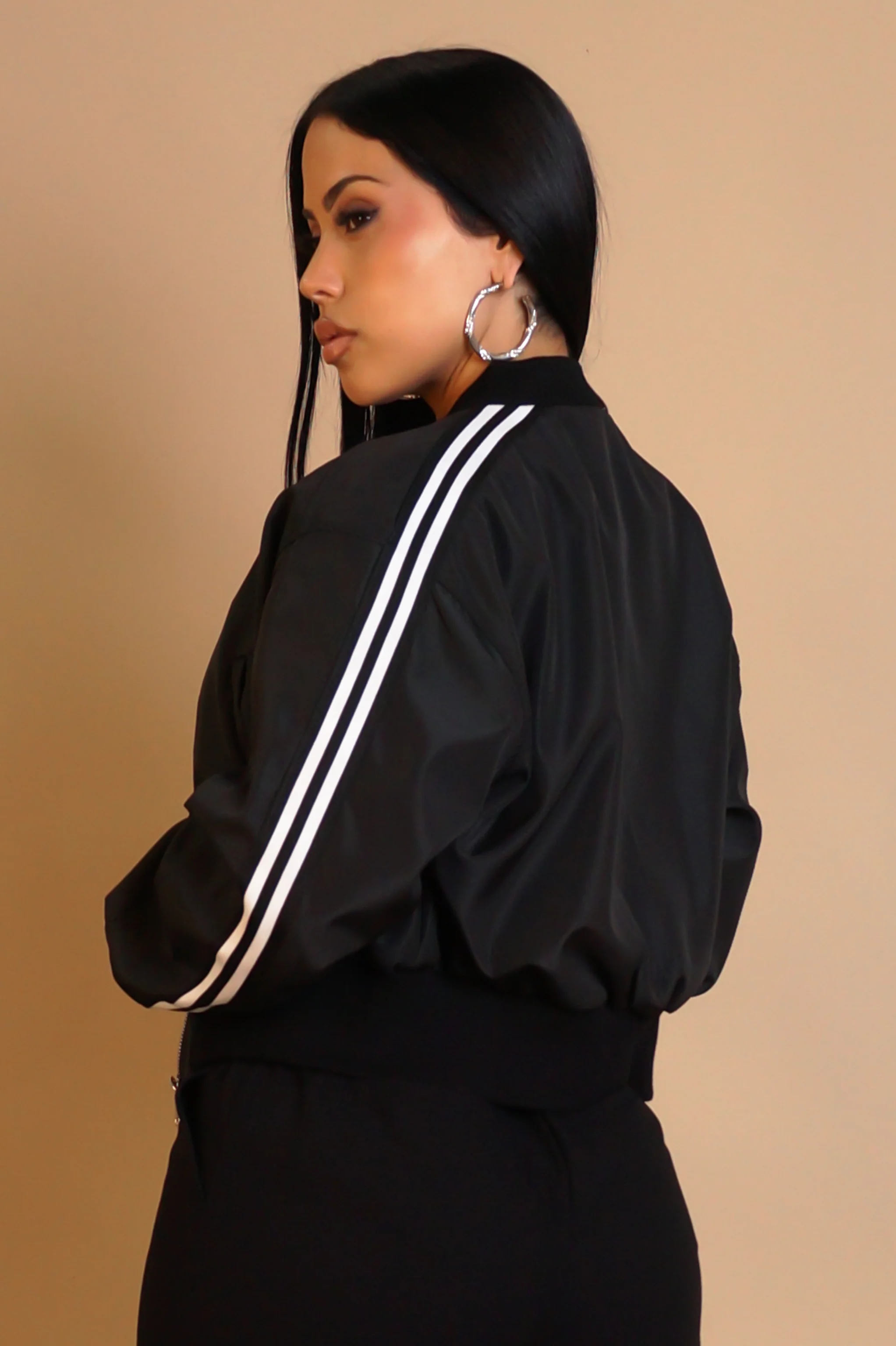 Sleek Look Jacket - Black - Image 3