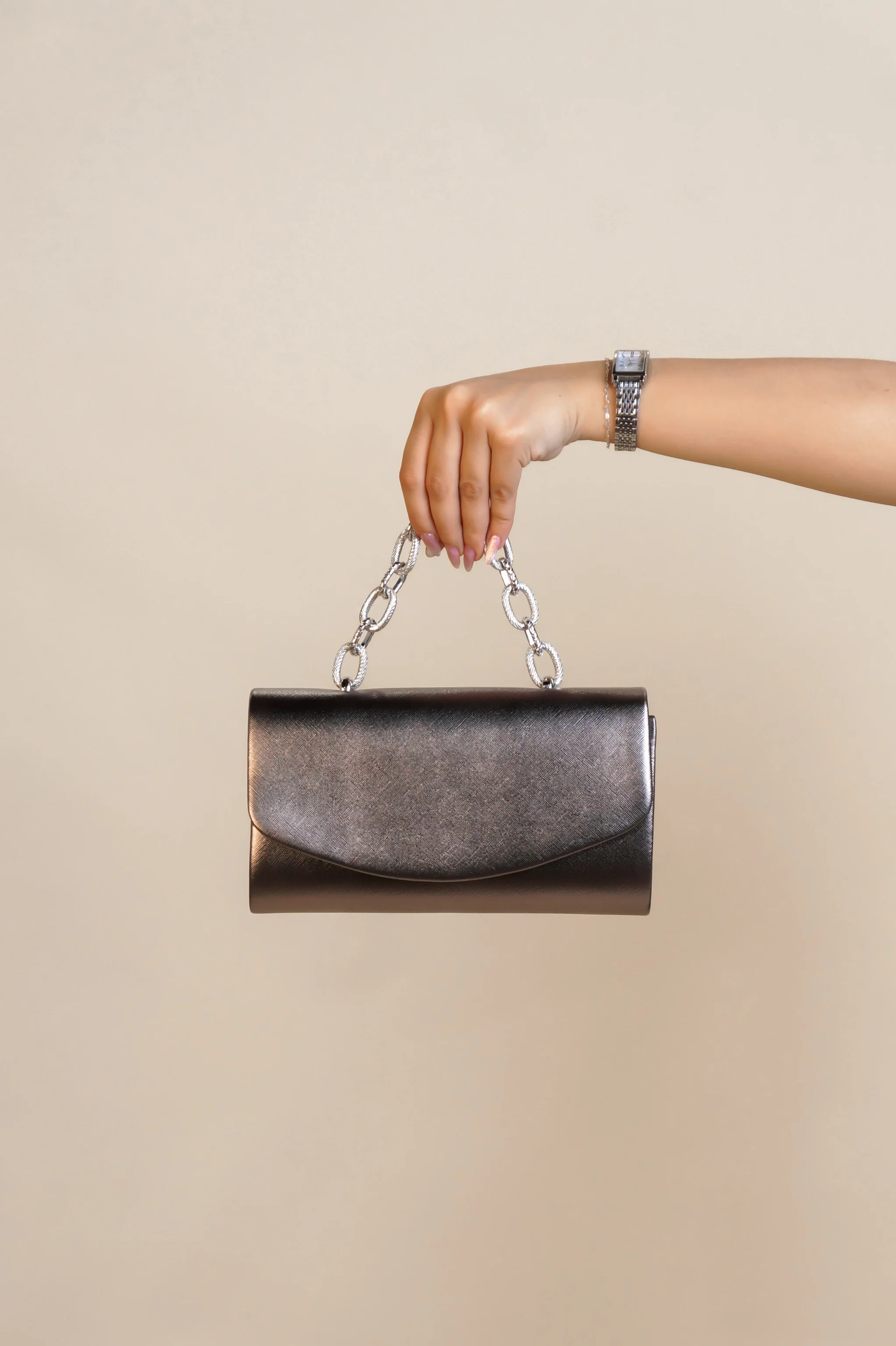 Timeless Purse - Black & Silver - Image 3